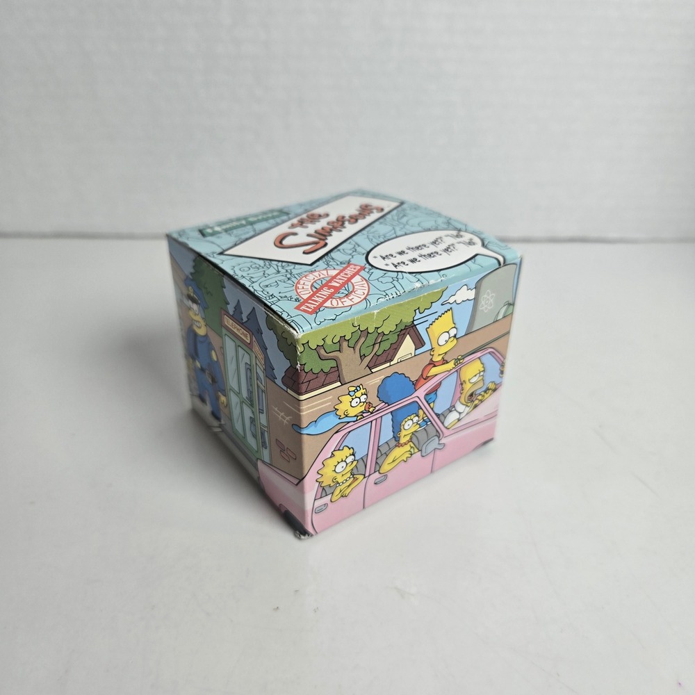 Vintage Simpsons Family Drive Are We There Yet Talking Watch Burger King in box